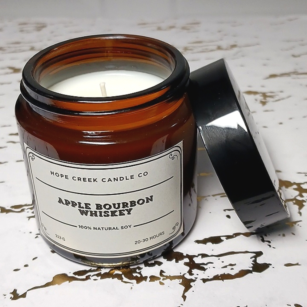 Apple Bourbon Whiskey Candle 4oz/113g